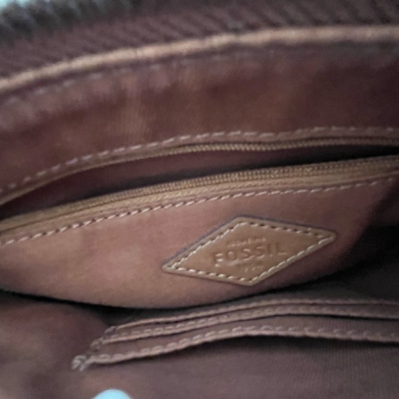 Fossil Issue 1954 Crossbody Bag Purse PVC Coated Geometrical colorful Design - Picture 9 of 16